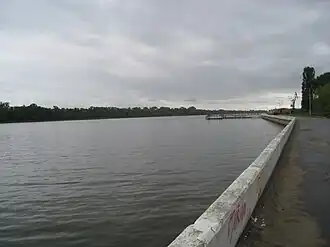 Калининградский морской канал в районе города Светлый