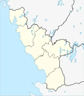 Варберг на карте