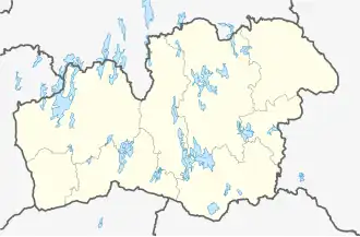 Векшё на карте