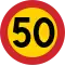 Hastighetsbegränsning (50 km/h)