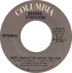 Яблоко сингла «Sweet Inspiration»/«Where You Lead»