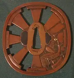 Гарда японского меча, конец 17-го века