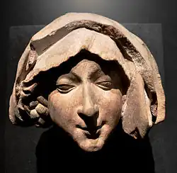 Голова сивиллы. 1463—1464. Песчаник. Либиг-хаус, Франкфурт-на-Майне