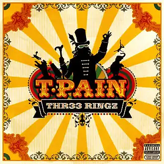 Обложка альбома T-Pain «Three Ringz» (2008)