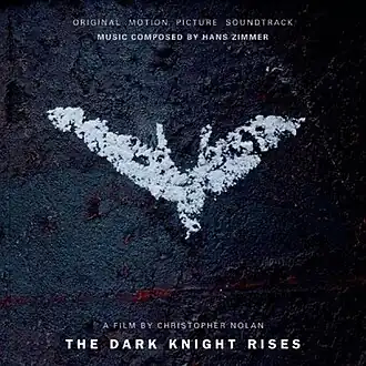 Обложка альбома Ханса Циммера «англ. The Dark Knight Rises: Original Motion Picture Soundtrack» (2012)