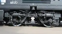 ТЭМ23-0001. Задняя тележка