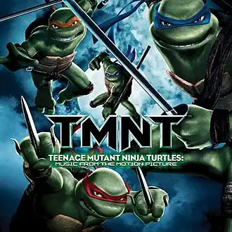 Обложка альбома от Клауса Бадельта «TMNT: Teenage Mutant Ninja Turtles (Music from the Motion Picture)» (2007)