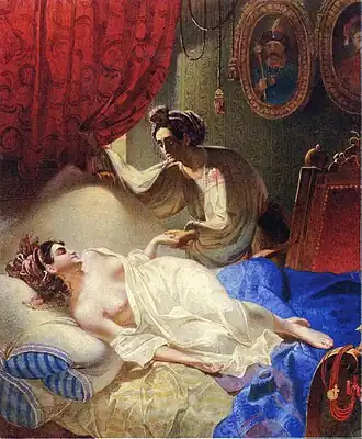 Тарас Шевченко. Мария. Иллюстрация к поэме. 1840 г.