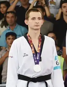 На церемонии награждения I Европейских игр