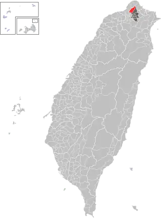 Бэйтоу на карте