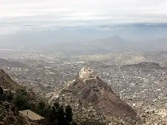 Крепость Аль-Кахира и панорама Таиза