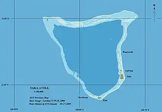 Карта атолла Така