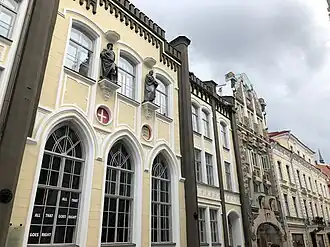 Фрагмент здания гильдии Канута, 2019 год