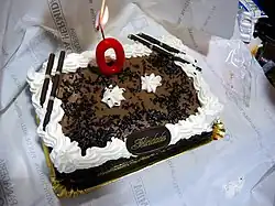 Именинный торт в виде тарта