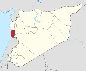 Тартус на карте