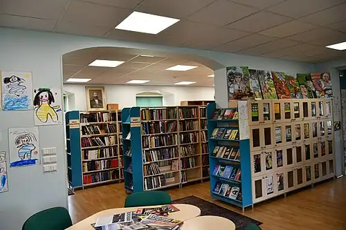 В библиотеке