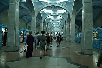 Станция «Алишера Навои», 2018 год