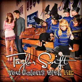 Обложка сингла Тейлор Свифт «You Belong With Me» (2009)