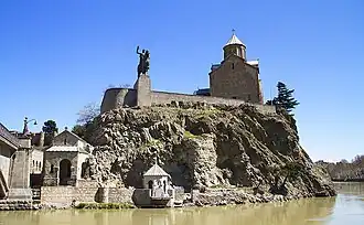 скала Метехи и церковь Метехи
