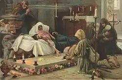 Паломники у тела святой Елизаветы. 1888. Холст, масло. Государственные художественные собрания Дрездена