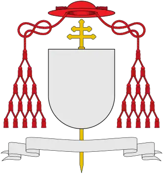 Герб кардинала, не митрополита (с архиепископским крестом).