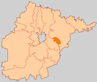 Терелесовское сельское поселение на карте