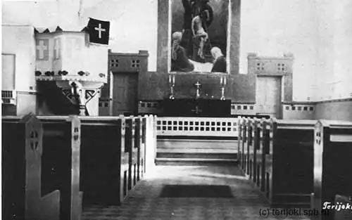 Интерьер.  Фото 1908 года