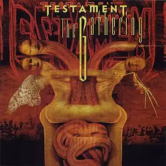 Обложка альбома Testament «The Gathering» (1999)