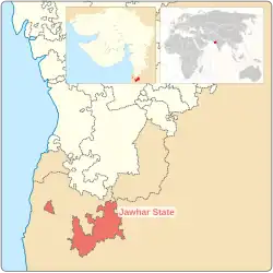 Княжество Джаухар в Агентстве Тана во время Британской Индии