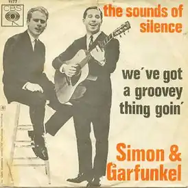 Обложка сингла Simon & Garfunkel «The Sound of Silence» (1965)