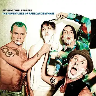 Обложка сингла Red Hot Chili Peppers «The Adventures of Rain Dance Maggie» (2011)