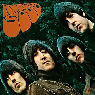 Обложка альбома The Beatles «Rubber Soul» (1965)