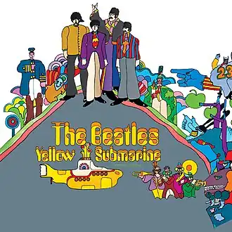 Обложка альбома The Beatles «Yellow Submarine» (1969)