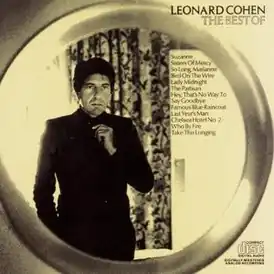 Обложка альбома Леонарда Коэна «The Best of Leonard Cohen» (1975)