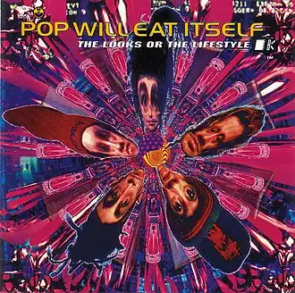 Обложка альбома Pop Will Eat Itself «The Looks or the Lifestyle?» (1992)