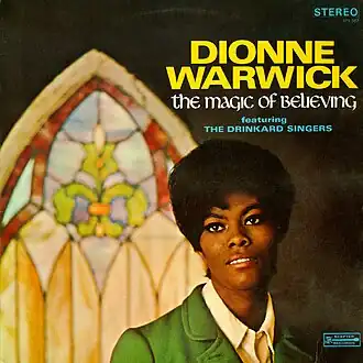 Обложка альбома Дайон Уорвик «The Magic of Believing» (1968)