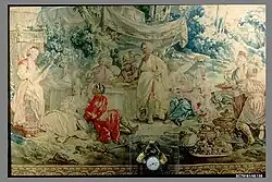 Шпалера из серии «Русские развлечения». Мануфактура Бове. Картон 1767–1769, ткачество 1771–1772