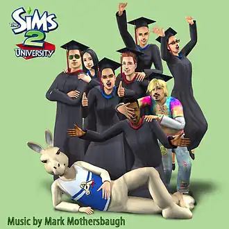 Обложка альбома  «The Sims 2 University» (2005)