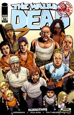 Обложка «The Walking Dead» № 56.Художник: Чарли Адлард