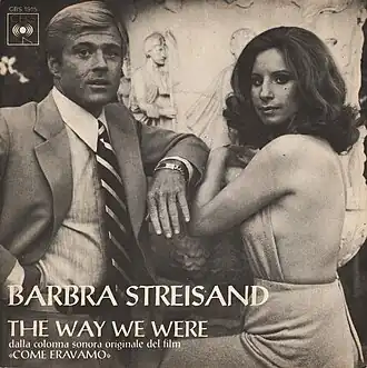 Обложка сингла Барбры Стрейзанд «The Way We Were» (1973)