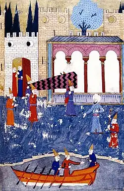 Похороны Паргалы Ибрагима-паши, H.1524, f. 164b