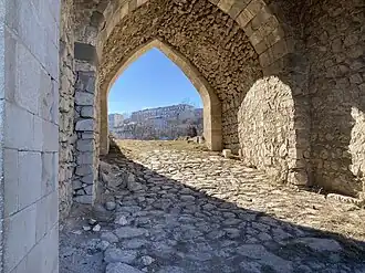 Вид на Шушу через Гянджинские ворота