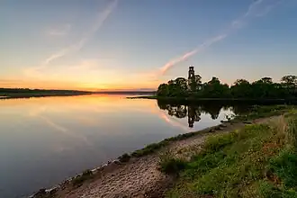 Закат над устьем.
