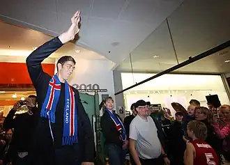 Султан Кёсен в Рейкьявике. 2009 год.