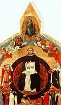 Триумф Святого Фомы Аквинского. 1323. Дерево, темпера. Церковь Санта-Катарина, Пиза