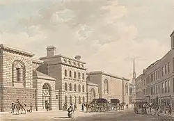 Ньюгейтская тюрьма в Лондоне.