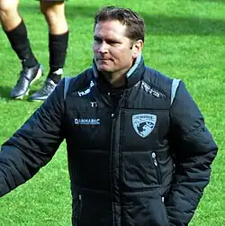 Томасберг тренерует «Фредерисия[англ.]» в 2013 году