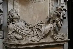 Надгробие Томаса Тинна. 1682. Вестминстерское аббатство, Лондон