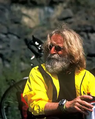 Вальдталер в Чили во время велопутешествия Аляска-Патагония.