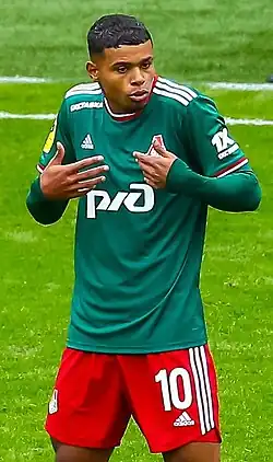 Анджорин в составе «Локомотива» в 2021 г.